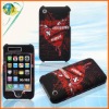 For Iphone 3G 3GS Rubberized crystal design cover