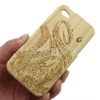 For Iphone Wooden Bamboo Case 4S 4G Dragon