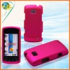 For LG Ally VS740 rubberized protect hot pink hard case