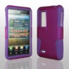 For LG Optimus 3D P920 mesh combo cell phone case