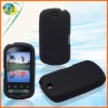 For LG P350 Optimus Me pure rubber black silicone case