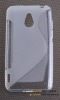 For Mezzo MX Poly Skin Phone Cover-Clear S Line Design