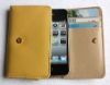 For Mobile phone Cover - leather case for iphone 4 4s