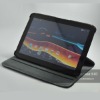 For Motorola Xoom 2 Droid Xyboard 10.1" Rotate Leather Cover Case, for Moto Droid Xyboard 10.1" Rotated Leather Cover Skin, OEM