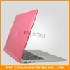 For New Macbook Air 13' hard rubber case with crystal design, Hard Rubberized Shell for Macbook Air 13 inch