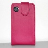 For Samsung Galaxy S i9000 Hot Pink Leather Case
