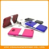 For Samsung Galaxy S2 i9100 Back Case Cover+Metal Bumper,Stand/Holder Case for Samsung i9100,5 Colors,Retail Package,OEM welcome