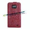 For Samsung Galaxy S2 i9100 Leather Case, Flip Design