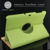 For Samsung Galaxy Tab 10.1 P7500 P7510 Rotary Leather Case Green Color