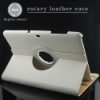 For Samsung Galaxy Tab 10.1 P7500 P7510 Rotary Leather Case White Color