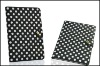 For Samsung Galaxy Tab 10.1 P7510 P7500 Flip Leather Case with Black Polka Dots Pattern