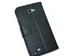 For Samsung Galaxy note i9220 PU leather case