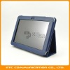 For Samsung galaxy Tab 8.9 inch P7300/P7310 Blue Stand PU Leather Cover with Folding, Folio Case with Standing, 6 colors, OEM