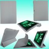 For Samsung galaxy tab P7510 leather case grey