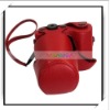 For Sony NEX-5C Camera Leather Case Bag Prouch Red