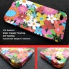 For TPU Iphone Cover Flower with Water Transfer Finishing