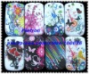 For blackberry 8520 Paint Flower Back Cover Tpu Case