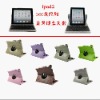 For iPad 2 360 Degree Rotating Leater Case, For iPad 2 360 Degree Rotation Leather Case