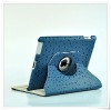 For iPad 2 360 Rotating Magnetic Leather Case Smart Cover With Swivel Stand