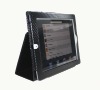 For iPad 2 Carbon Fiber Leather Case stand also