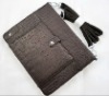 For iPad 2 Leather Case Bag With Shoulder Strap Card Socket