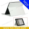 For iPad 2 Leather Case Cover Stand Case - White
