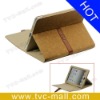 For iPad 2 Leather Stand Case with Belt Buckle - Brown