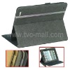 For iPad 2 Soft Flannel Leather Folder Case with Lanyard & Built in Stand
