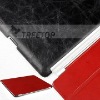 For iPad 2 back cover with genuine leather coated, for ipad 2 back protector