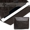 For iPad 2 cover, top layer buffalo hide material,envelope style leather case for ipad 2 case