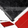 For iPad 2 cover with genuine leather coated, for ipad 2 back protector