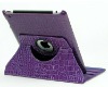 For iPad 2 rotary Crocodile leather stand