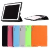 For iPad 2 smart cover with Sleep function in leather full protection