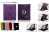 For iPad2 Rotating Faux Leather Case  crocodile leather skin for  iPad 2