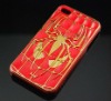 For iPhone 4 4s back case cover with spider