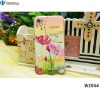For iPhone 4 Flower Diamond Case, with Retail Packing, Hard Case for iPhone 4 Luxury Case