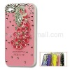 For iPhone 4 Rhinestone Bling Case Cover with Phoenix Pattern