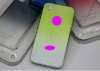 For iPhone 4 case, green water-drop design handphone case