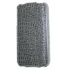 For iPhone 4G 4GS PU Leather Case with Alligator skin