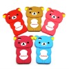 For iPhone 4S 4G Rilakkuma Cartoon Silicone Case