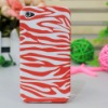 For iPhone 4S& 4G Zebra Pattern Soft TPU Case Mobile Phone Back Cover