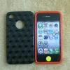 For iPhone 4S 4GS Bubble Design TPU + PC Hard Case Paypal accept