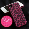 For iPhone 4S/4s/iphone4/4GS/CDMA Plastic Hard Case With Leopard Grain