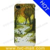 For iPhone 4S Matte Hard Case Cover Jimmy Series Sun and Defoliation