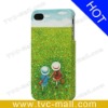 For iPhone 4S Rubber Case Cover Jimmy Series Beautiful Flowers Wholesale