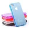 For iPhone 4s clear TPU case