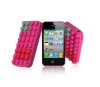 For iPhone4 4S 4G Pink Silicone Case