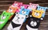For  iPhone4 mobile phone protection shell 3D stereo bear ear silicone case