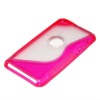 For iPod Touch 4 4G S Shape TPU+PC case Fahionable Design