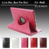 For ipad 2 case with corcodile leather
